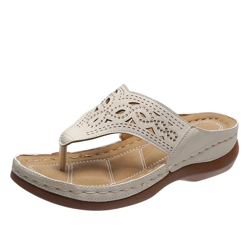 Naisten Flip Flops - Mukavat kengät optimaaliseen tukeen - Täydelliset kesäksi-Sandaalit-EmiyoSuomi