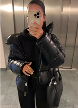 Naisten Puffertakki Slim Fit Talvi