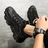 Unisex casual sneakers kevyet ja hengittävät mustat tennarit arkikäyttöön
