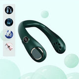 Ladattava Zoe Kaulatuuletin-***Rechargeable Zoe Neck Fan-EmiyoSuomi