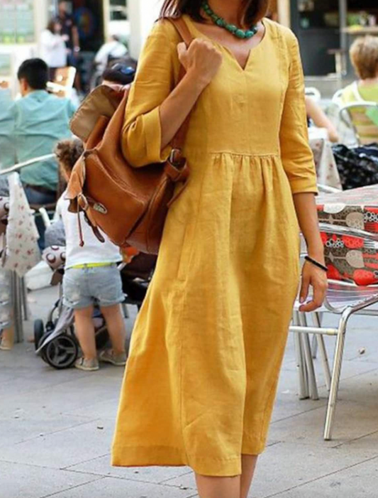 YMA - Élégante robe de printemps - Mode féminine-Mekot-EmiyoSuomi