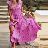 Felizia - Boho-mekko brodeerauksilla - Kesätyyli-Mekot-EmiyoSuomi