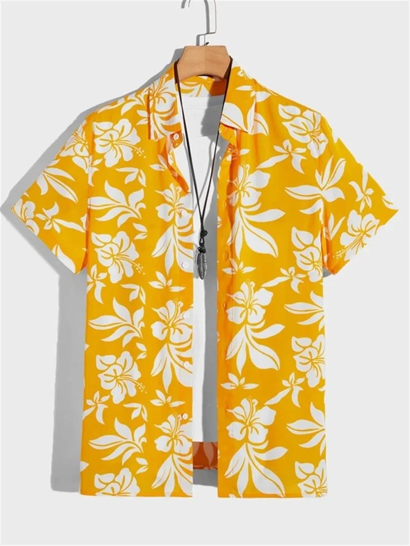 Miesten Hawaiin paita | Lyhyet hihat, Trooppinen painatus