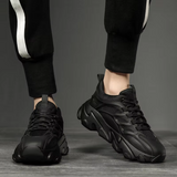 Unisex casual sneakers kevyet ja hengittävät mustat tennarit arkikäyttöön