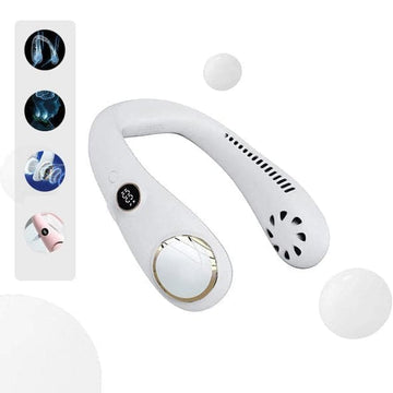 Ladattava Zoe Kaulatuuletin-***Rechargeable Zoe Neck Fan-EmiyoSuomi