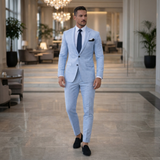 Miesten puku | Kaksiosainen, Blazer ja housut | Muodollinen, Elegantti