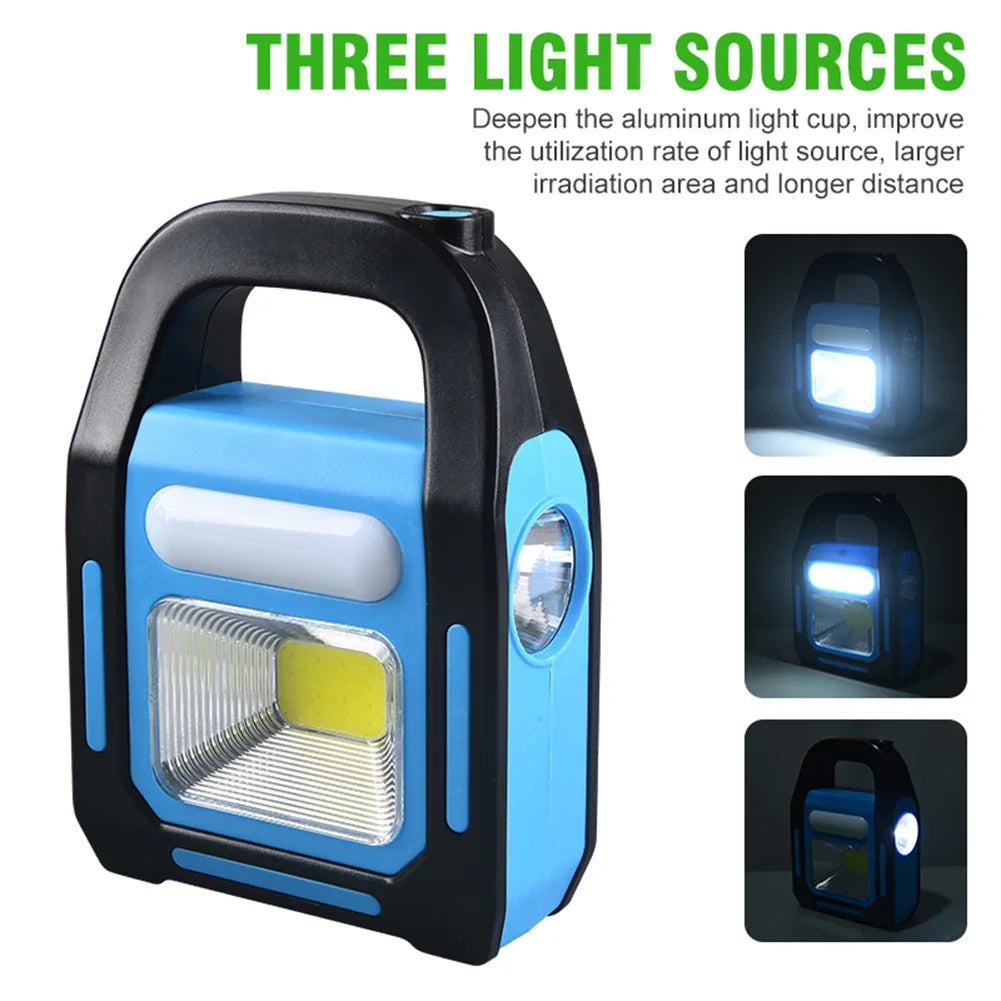 Ladattava USB-leirivalo Powerbankilla - SolarGlow-***Oplaadbare USB Campinglantaarn met Powerbank - SolarGlow-EmiyoSuomi