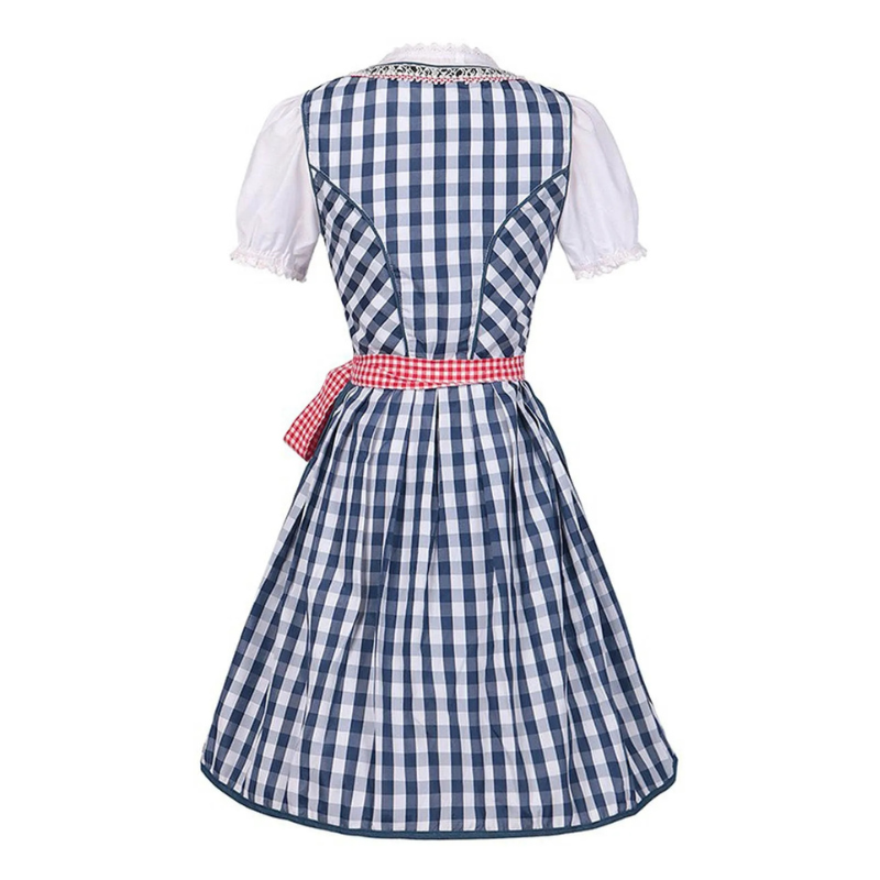 Naisten Dirndl Mekko - Hengittävä Materiaali - Oktoberfest Tyyli