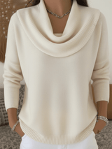 Naisten Merino Villa Cowl Neck Neule