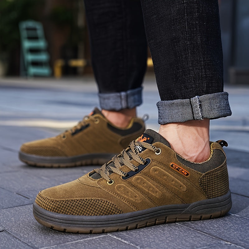 내구성 좋은 남성용 등산화 - 끈 있음