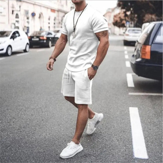 Jarek Lyhythihainen T-paita & Shorts Setti vivano-warszawa