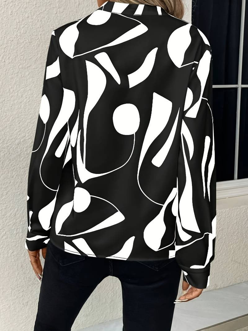 Tyylikäs Blouse Élégante - Arkinen Rentouttava Tyyli-Kesäasut-EmiyoSuomi