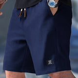 Miesten shortsit nauhaviritys slim fit casual kesä