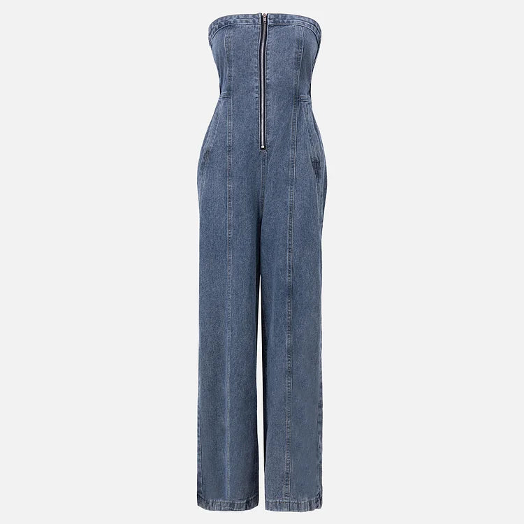 Denim-asusarja | Lomaripustin ja asustin, vetoketju