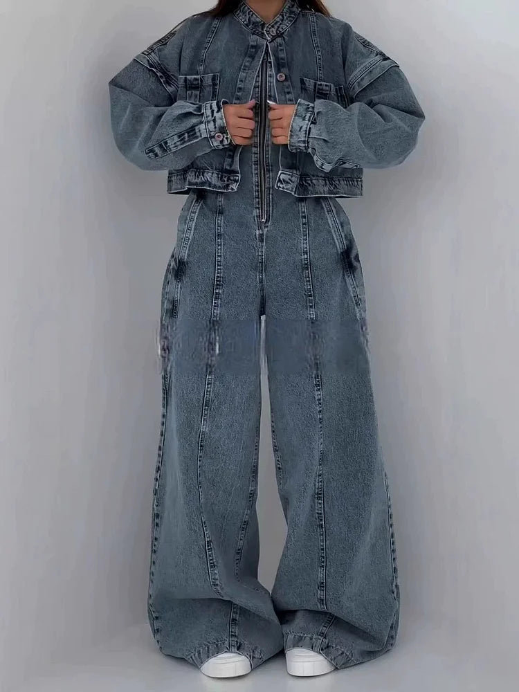 Denim-asusarja | Lomaripustin ja asustin, vetoketju