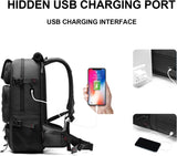 50L vedenpitävä matkalaukku reppu kengän osastolla ja USB-portilla
