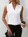 Sleeveless Summer Top | Breathable Blouse | White, Black, Yellow, Red, Beige