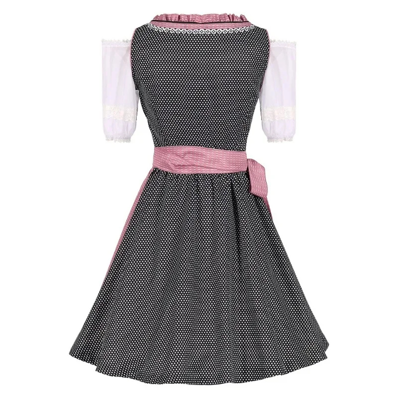Naisten Dirndl Mekko - Puuvilla - Oktoberfest Tracht - Juhlavasti