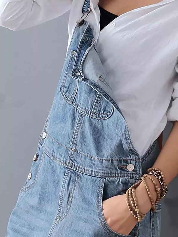 Denim Kausimekko Halkaisulla - Trendikäs & Käytännöllinen-Mekot-EmiyoSuomi
