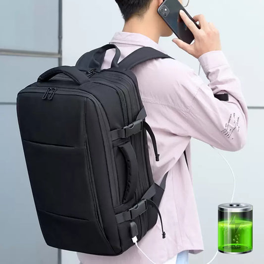 Laajennettava matkareppu - Varkauksilta suojaava, vedenpitävä laukku, jonka tilavuus on jopa 35L-Phone Accessories-EmiyoSuomi