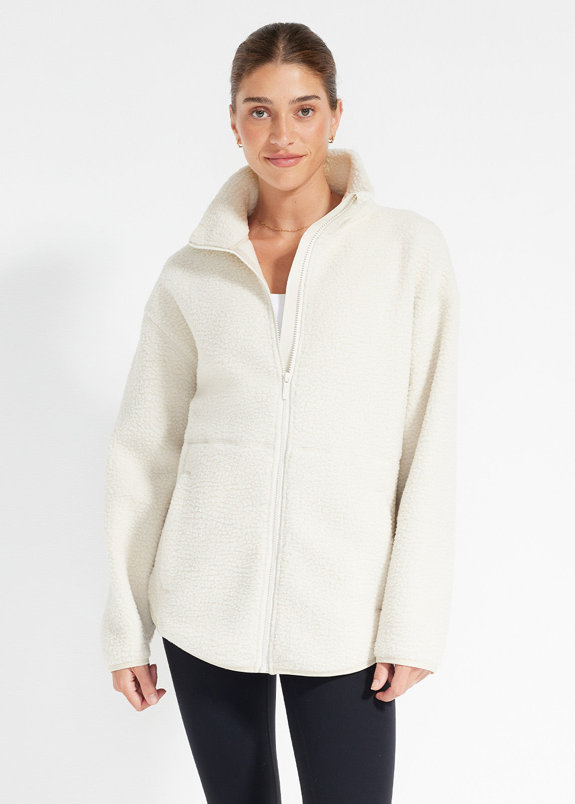 Naisten takki | Sherpa-fleece, vedenpitävä