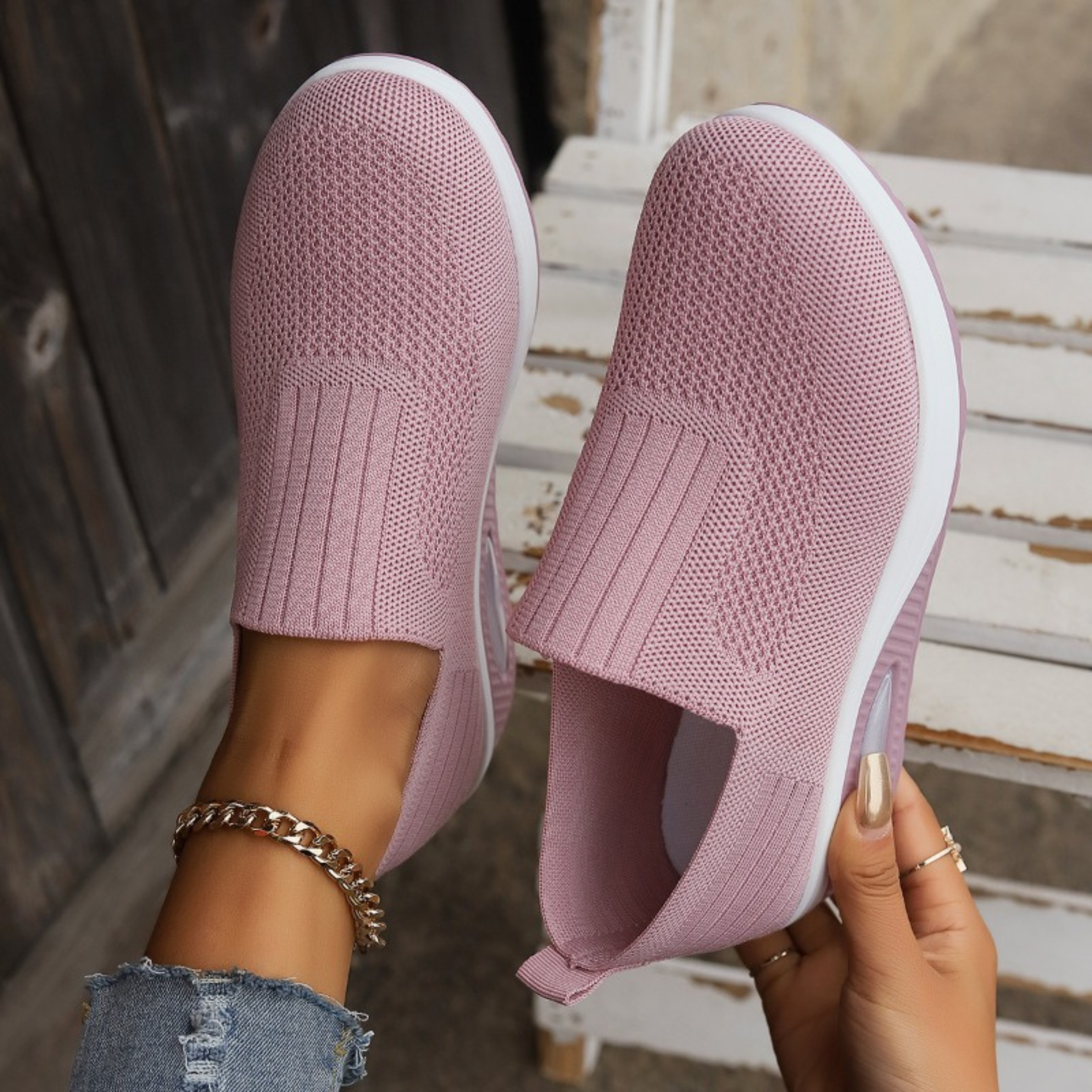 Naisten kengät | Ortopedinen slip-on, hengittävä mesh