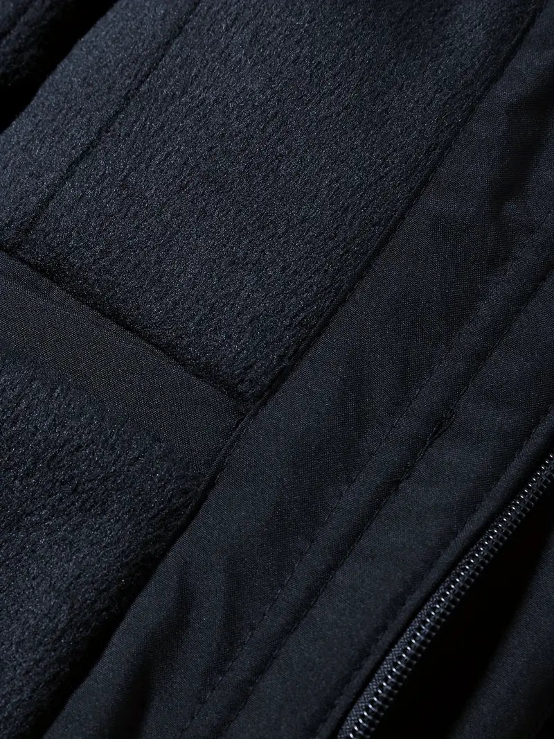 Miesten vedenpitävä hupullinen parka untuvatakit regular fit talvitakki