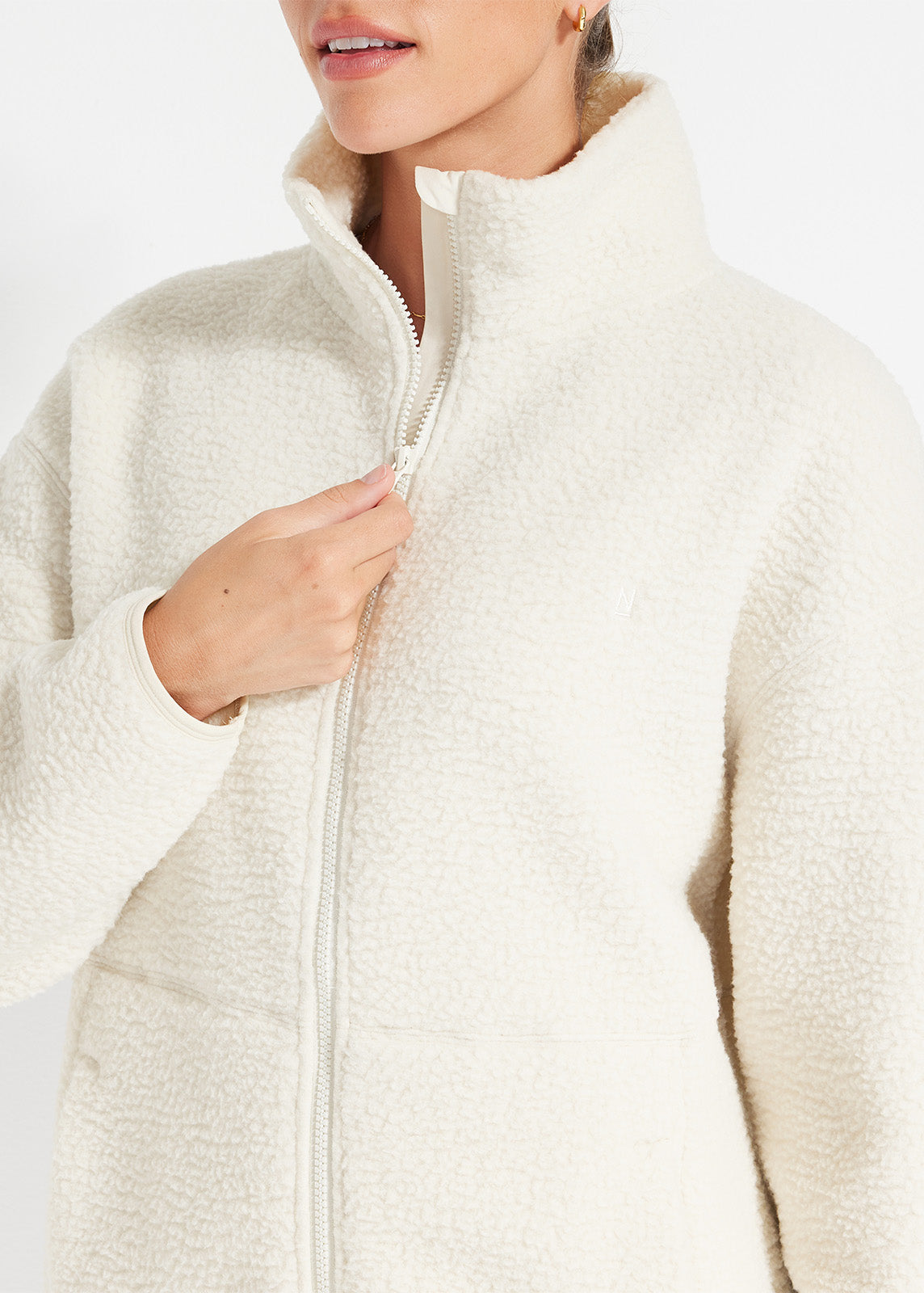 Naisten takki | Sherpa-fleece, vedenpitävä