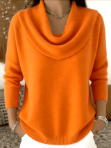 Naisten Merino Villa Cowl Neck Neule