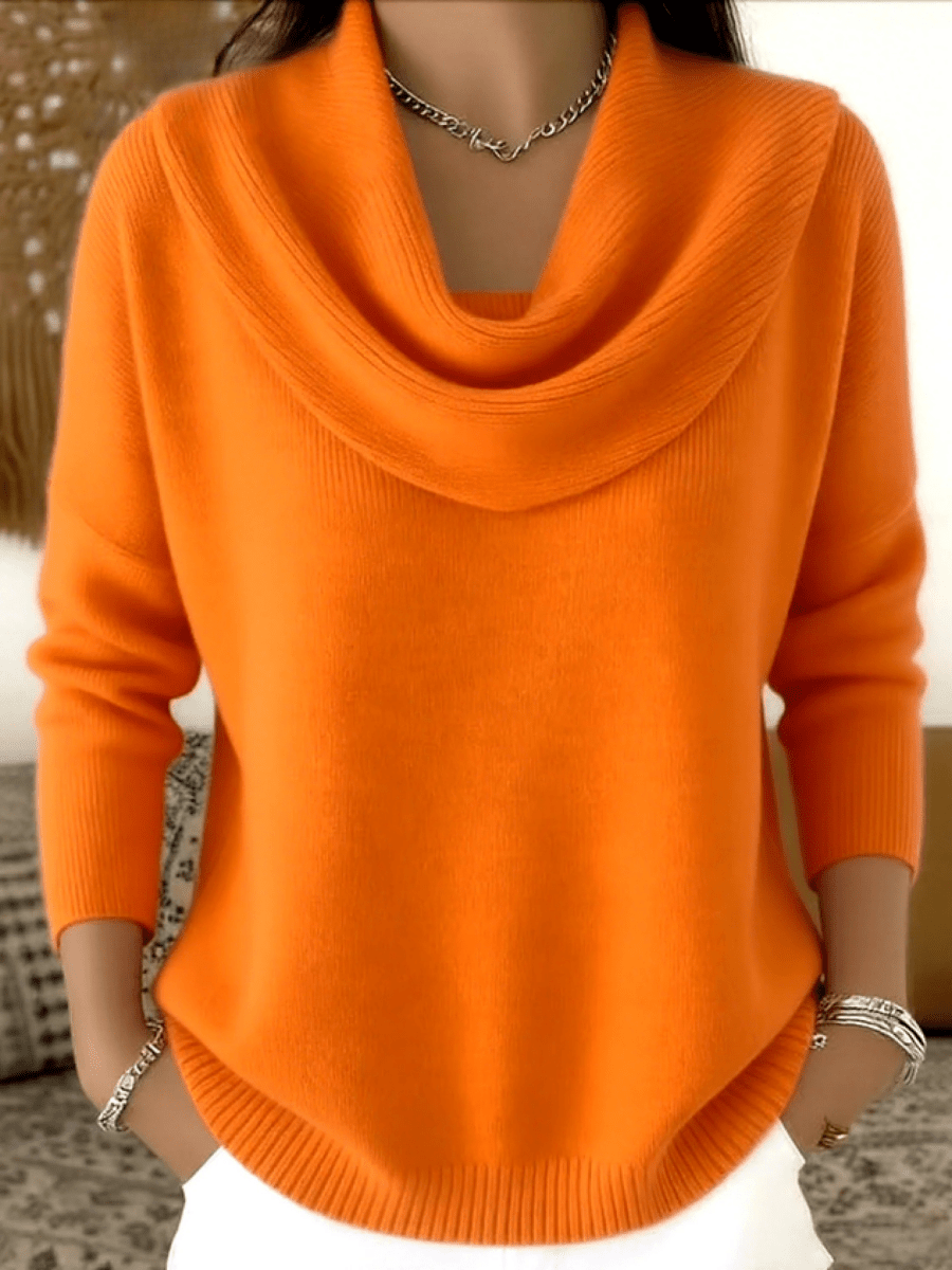 Naisten Merino Villa Cowl Neck Neule
