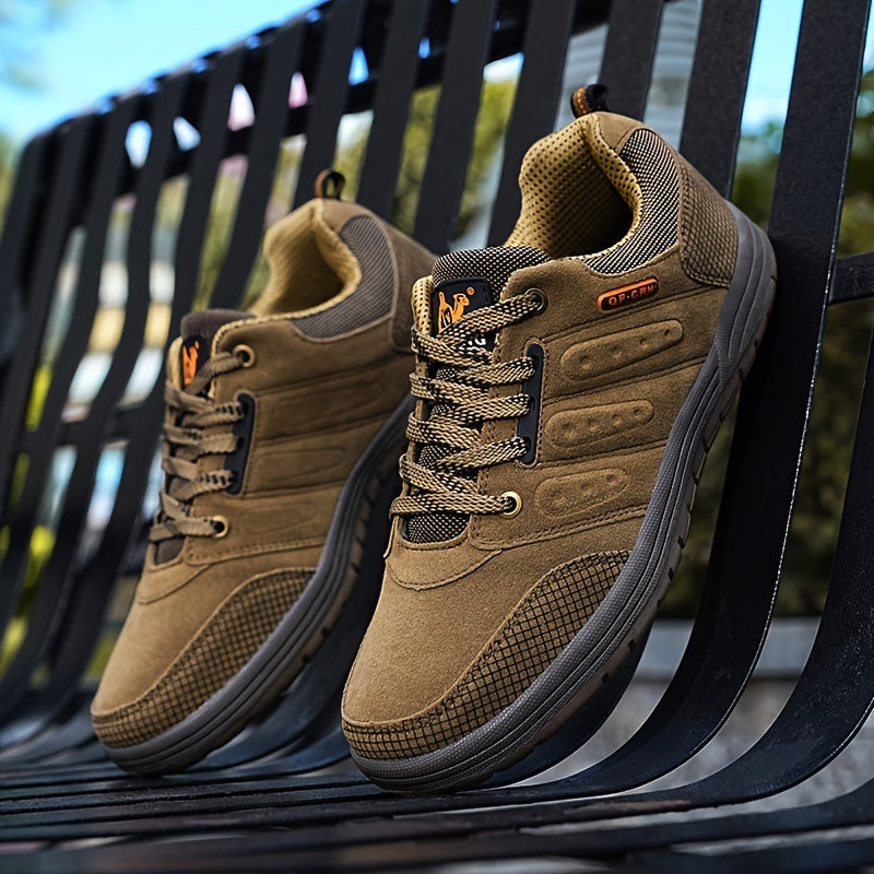내구성 좋은 남성용 등산화 - 끈 있음