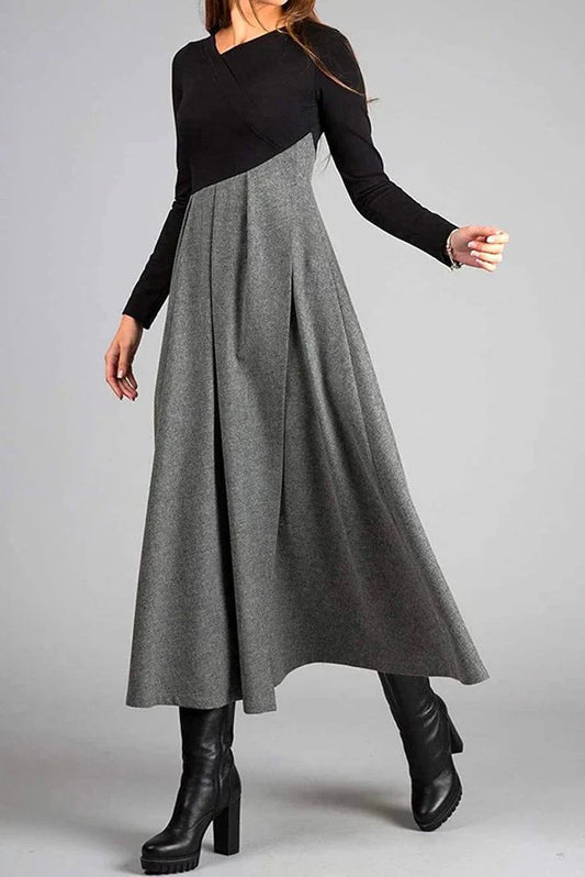 Maximekko Noelle - Elegantti kevätmekko - Naisten muoti-Mekot-EmiyoSuomi