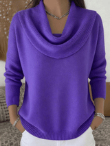 Naisten Merino Villa Cowl Neck Neule