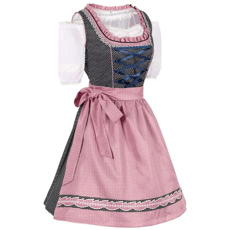 Naisten Dirndl Mekko - Puuvilla - Oktoberfest Tracht - Juhlavasti