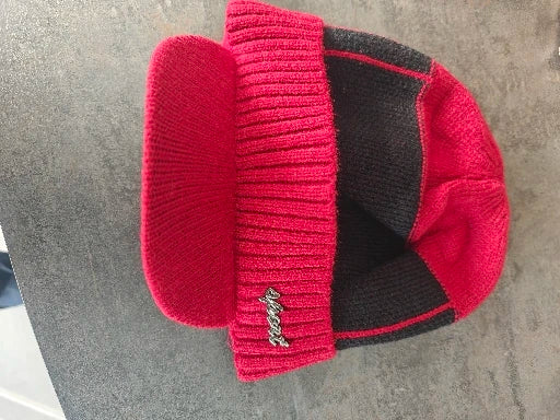 Neulottu lippalakkipipo talvi pehmovuorauksella, unisex malli