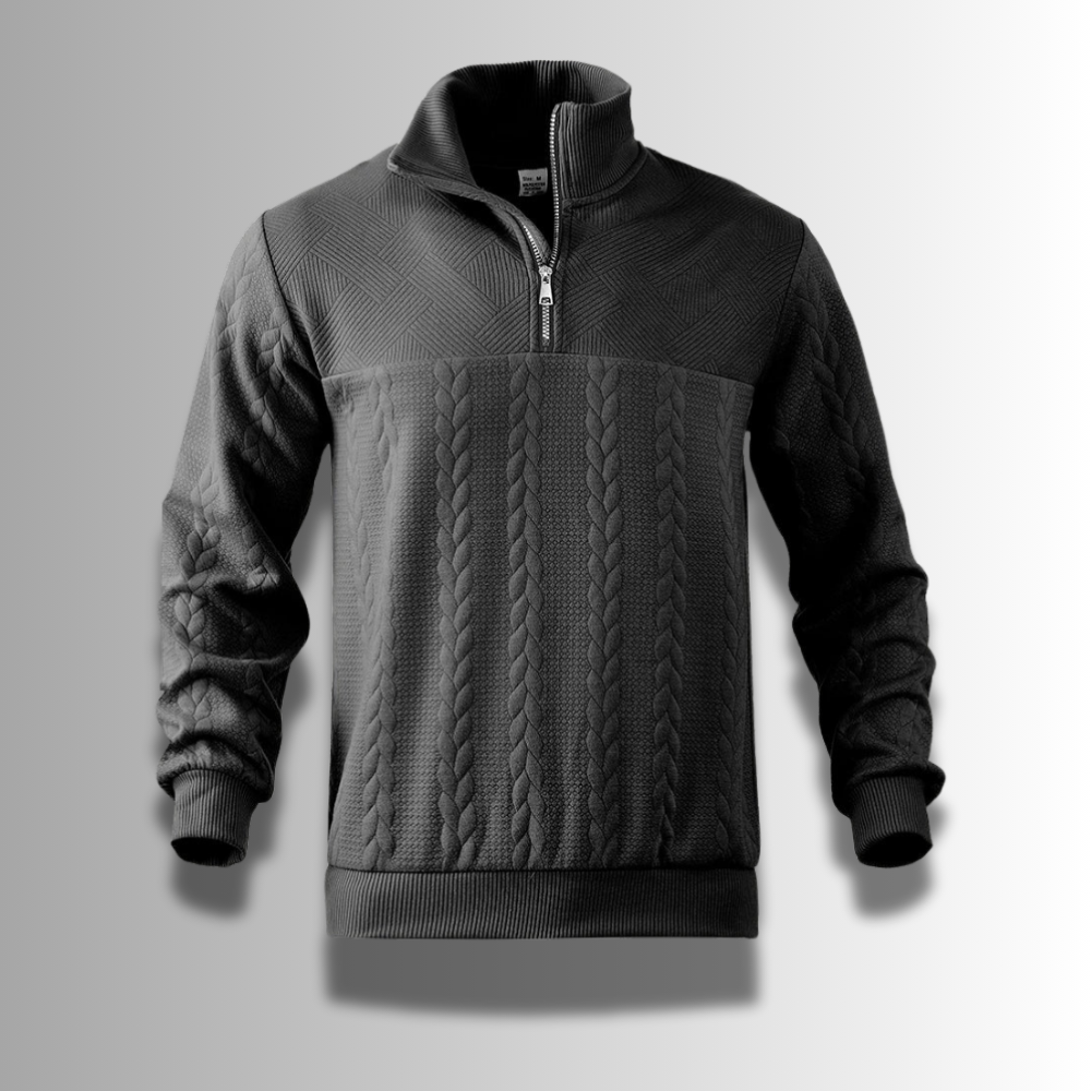 Korkealaatuinen miesten merinovillapaita – tyylikäs – lämmin