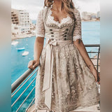 Aline - Klederdracht Naisille - Perinteinen eleganssi-Mekot-EmiyoSuomi