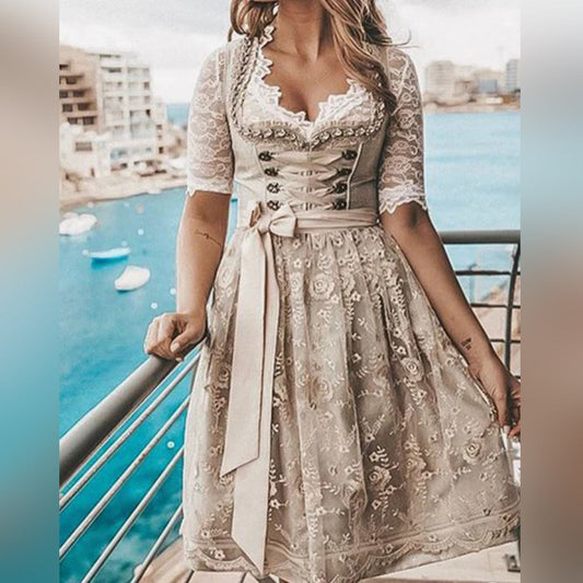 Aline - Klederdracht Naisille - Perinteinen eleganssi-Mekot-EmiyoSuomi