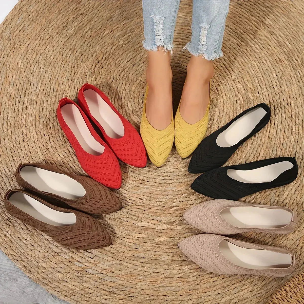 Mocassinit tanssi chic - Päivittäinen mukavuus - ANNA - EmiyoSuomi