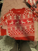 Naisten jouluneule lumihiutale jacquard pullover pitkähihainen