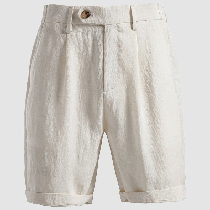 Miesten shortsit | Lyocell-plelyytetty, pliseerattu etupuoli