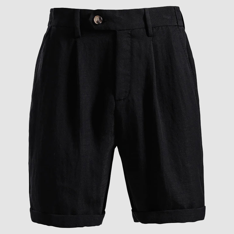 Miesten shortsit | Lyocell-plelyytetty, pliseerattu etupuoli