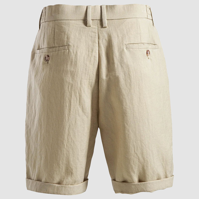 Miesten shortsit | Lyocell-plelyytetty, pliseerattu etupuoli