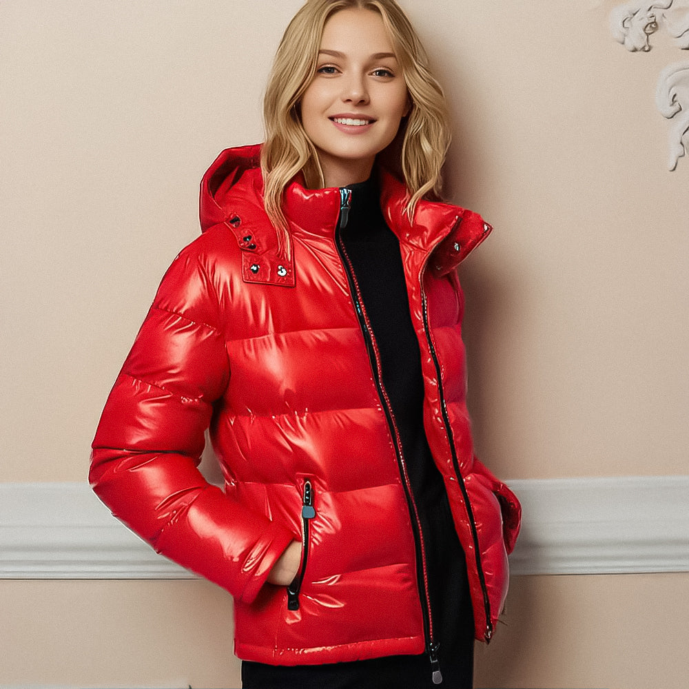 ÉléganceFroid Lange Pufferjas - Stijlvol Comfort en Warmte