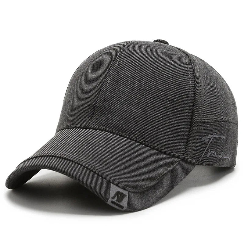 Miesten baseball-lippalakki | Twill säädettävä brodeerilla