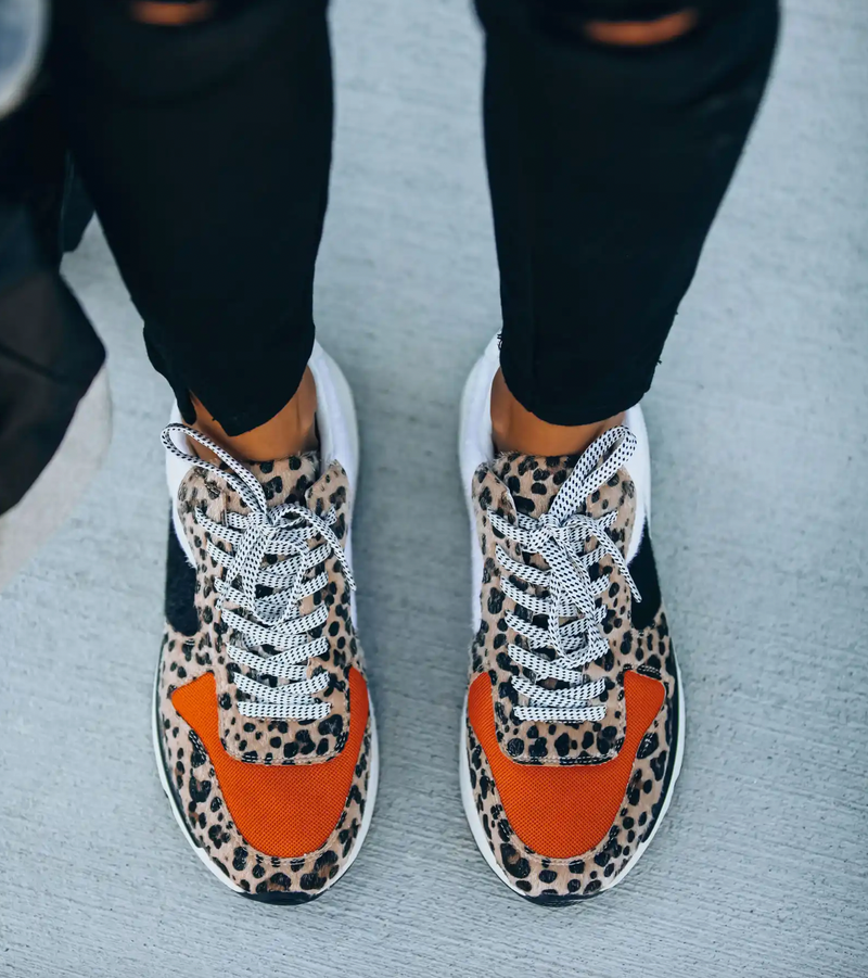 Leichti Sneakerit - Leoprint - Nauhat - Kaikille vuodenaikoille-kengät-EmiyoSuomi