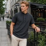 Miesten Polo | Lyhyet Hihat, Napit | Kevyt