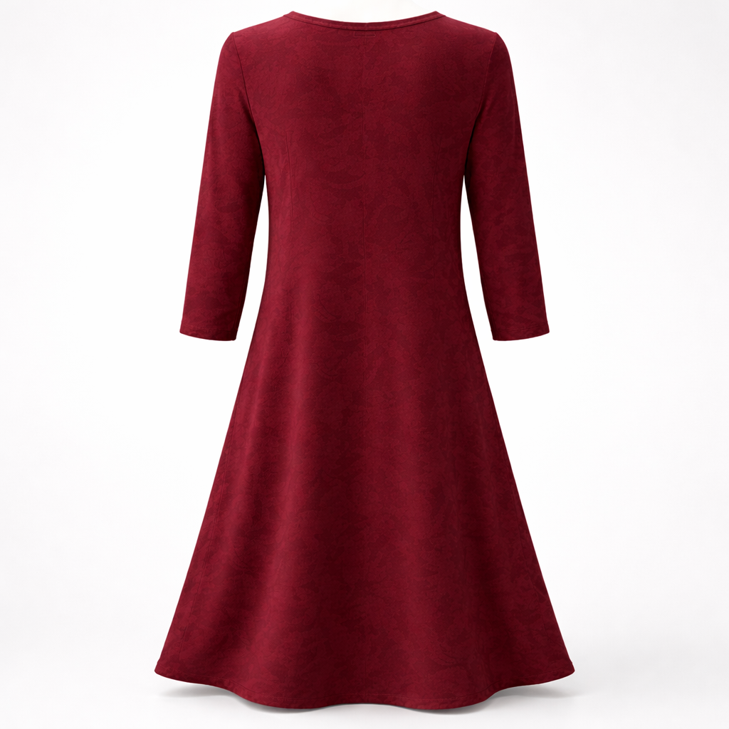 Leah - Elegantti talvimekko taskuilla