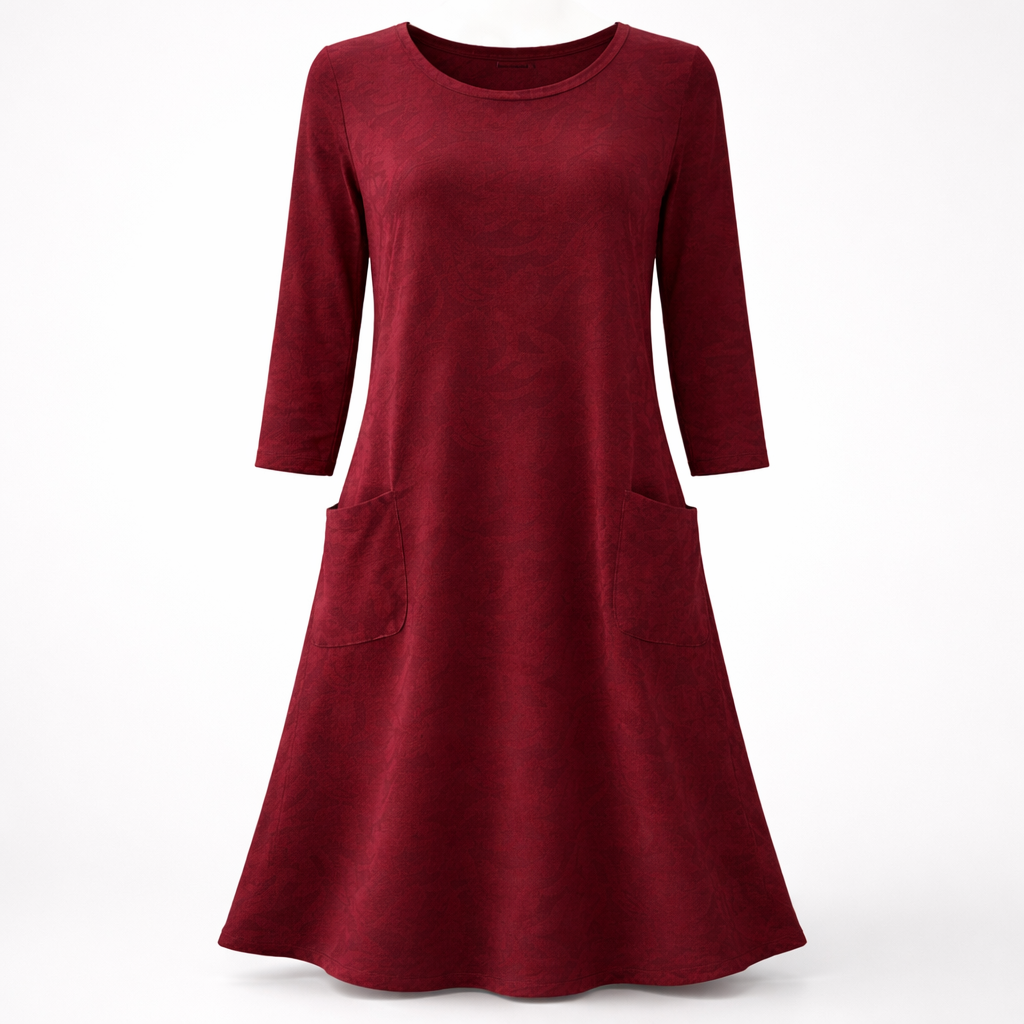 Leah - Elegantti talvimekko taskuilla