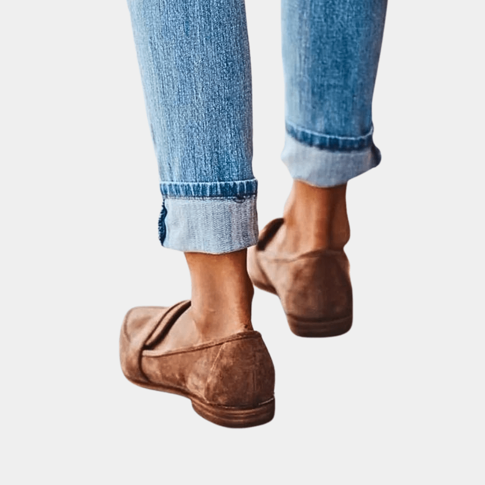 Naiset nahkainen loaferit | Pehmeä nahka, monipuolinen
